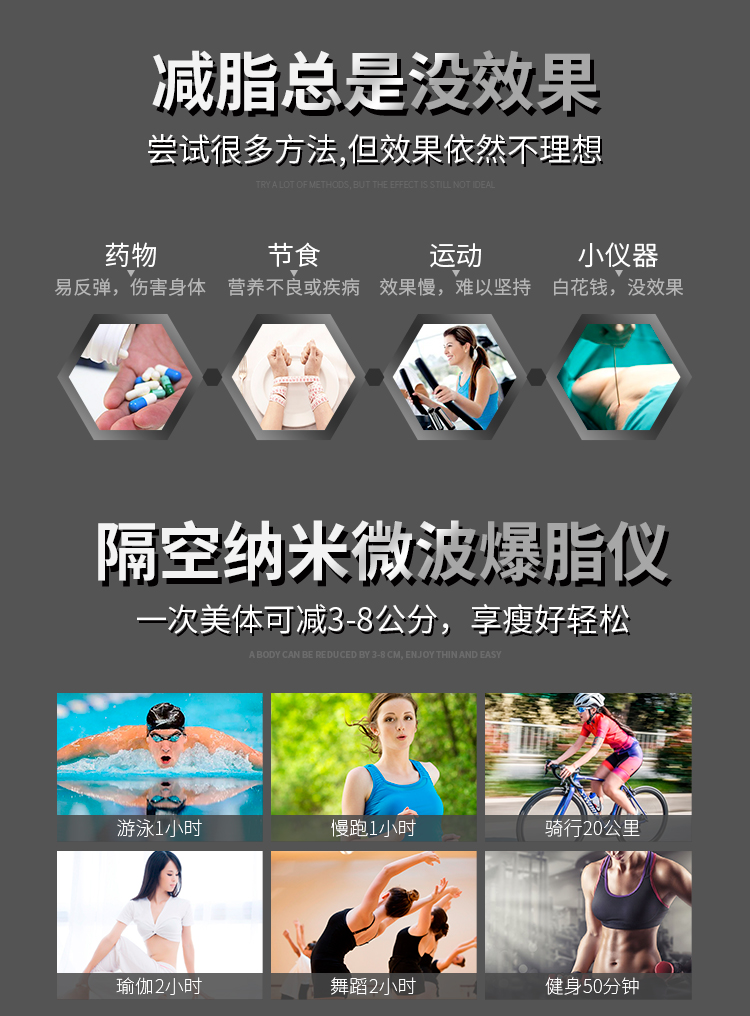 减肥仪可实现轻松瘦身效果